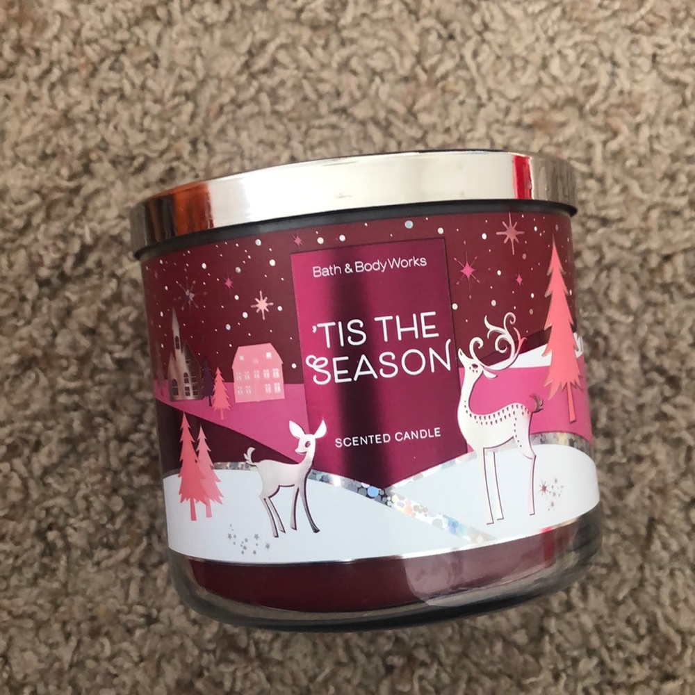 ‘‘Tis the Season Scented Candle NWT